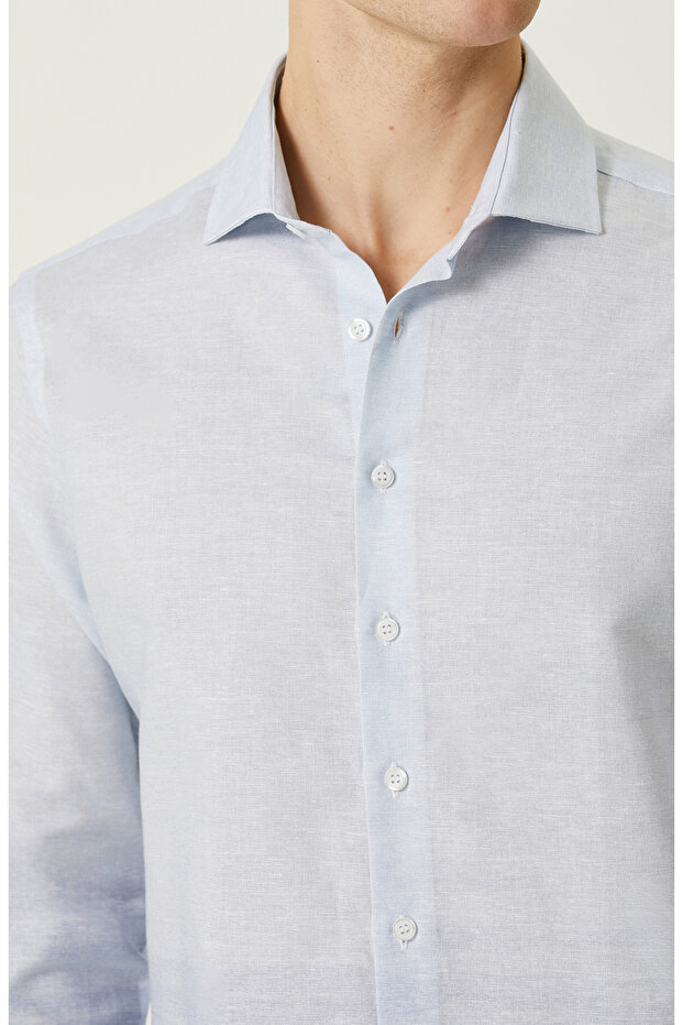 Mavi Degrade Gömlek - 6