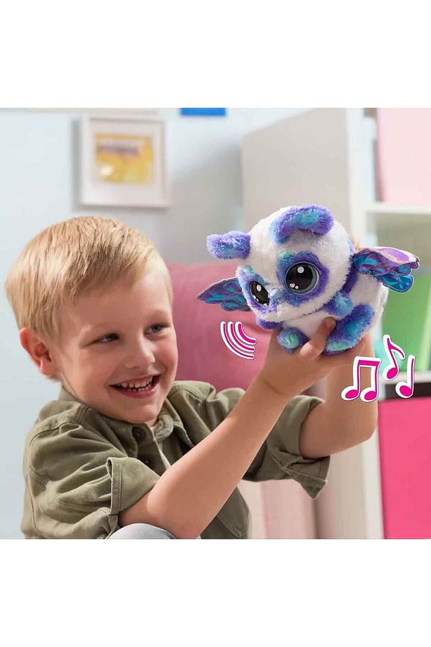 Sesli ve Işıklı Hatchimals Alive Mystery Hatch Pandoo İnteraktif Peluş Sürpriz Yumurta - 8