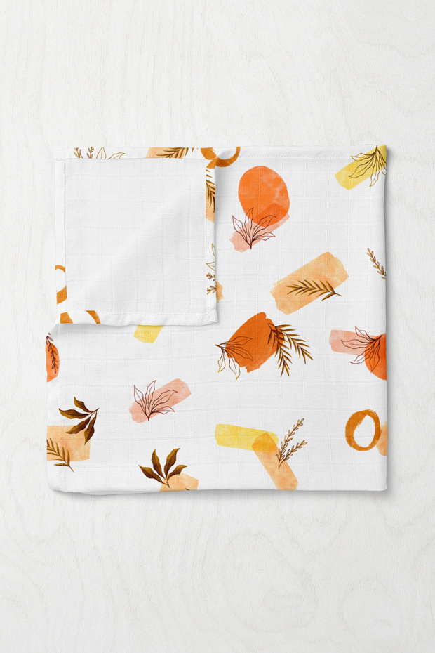 Premium Digital Printing Muslin Blanket Rhapsody - 75x100 cm