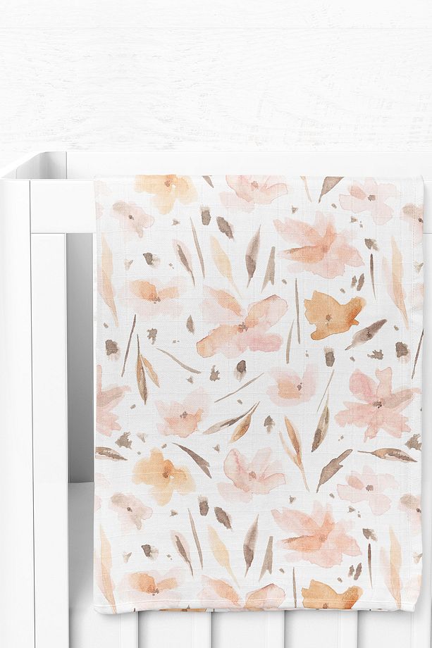 Premium Dijital Baskı Müslin Örtü Spring - 75x100 cm - 3