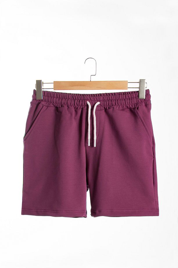 Erkek Mürdüm Basic Regular Fit Şort & Bermuda - 1