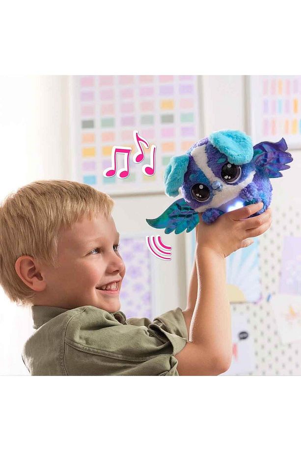 Sesli ve Işıklı Hatchimals Alive Mystery Hatch Puppadee İnteraktif Peluş Sürpriz Yumurta - 5