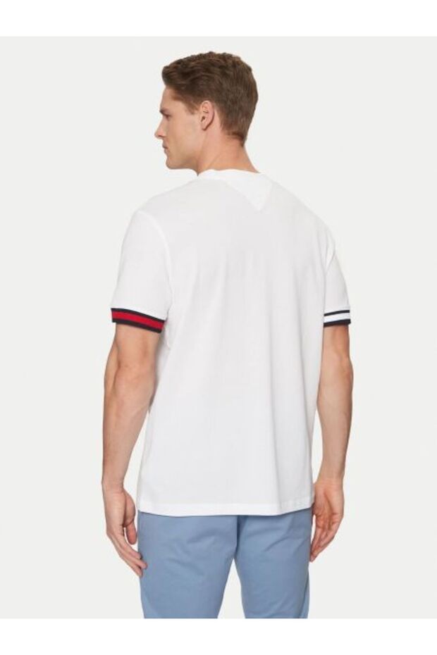 GLOBAL STRIPE FLAG CUFF TEE - 2