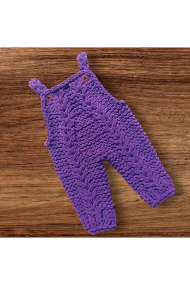 El yapımı Alizepuffy Bebek Salopet Tulum - 1