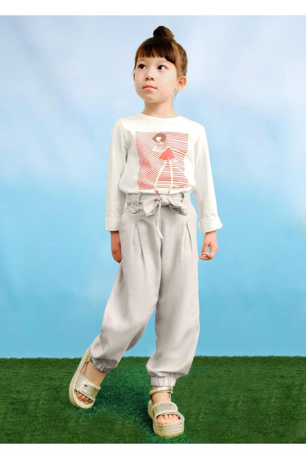 Devojčice pantalone bež - 1