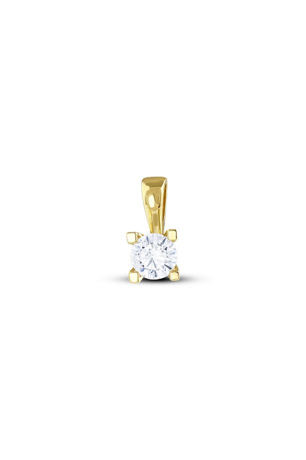 Tek Taş Altın Set - 14k - 3.72gr - 7