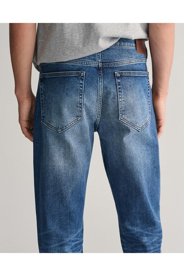 Erkek Mavi Regular Fit Jean - 6