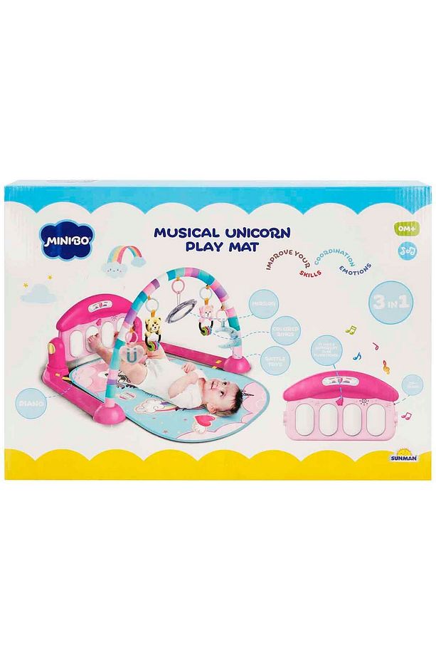 3in1 Piyanolu Unicorn Oyun Halısı - 4