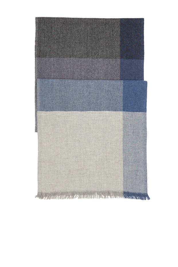 Mavi Erkek Atkı - 2