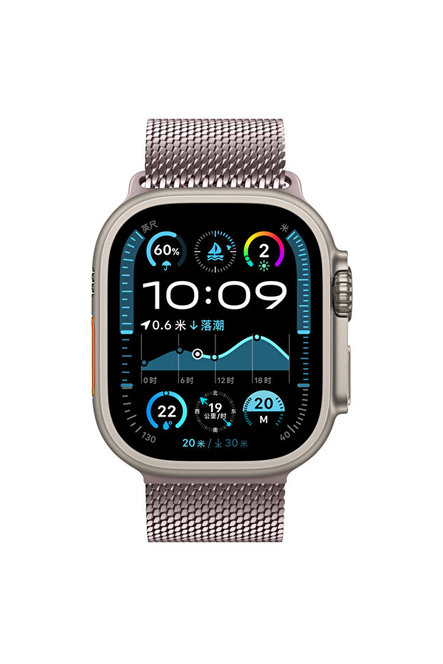 Apple Watch 10/11 Serisi 46mm Kordon Titanyum Kelebek Klipsli Milano Loop 121 - 3