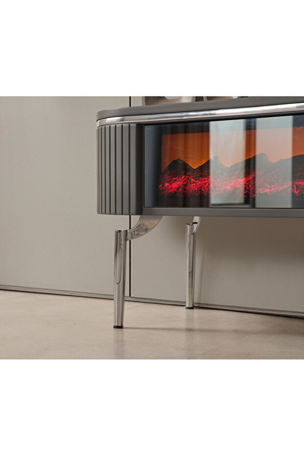 River tv ünite 1.70 komple şömine - 5