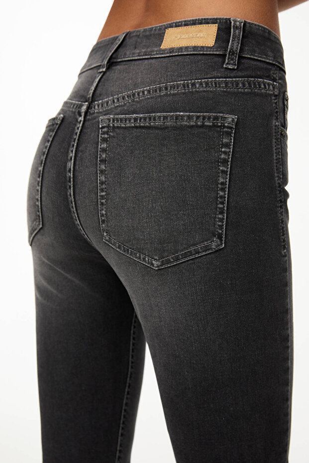 Orta bel skinny jean - 6
