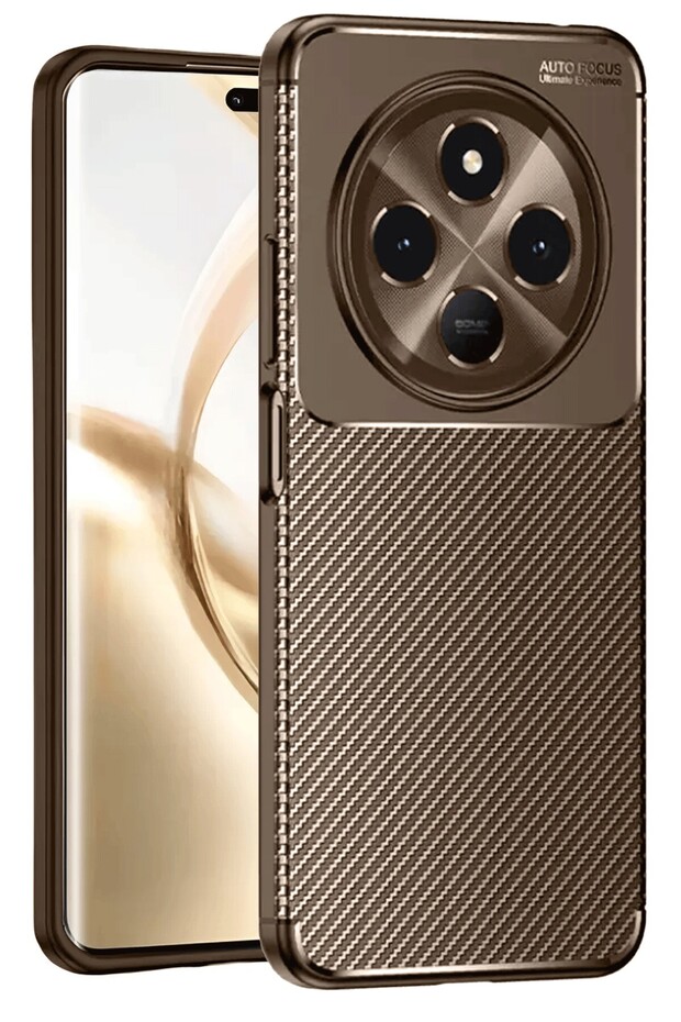 Tecno Spark 30C Case with Camera Protection Protruding Carbon Pattern Color-Resistant Protective  Cover - 1