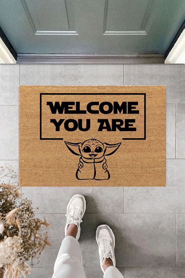Paspas, Star Wars, Welcome You Are, Iç Ve Dış Dekoratif Kapı Önü Paspası, Dijital Baskı Paspas - 1