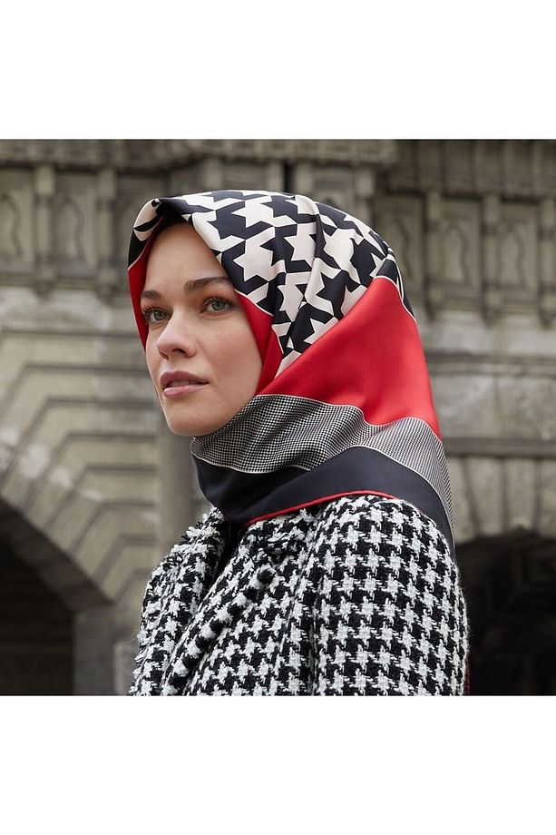 %100 Ipek Twill Eşarp - 2