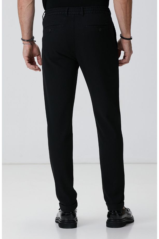 Siyah Jogger Pantolon - 2