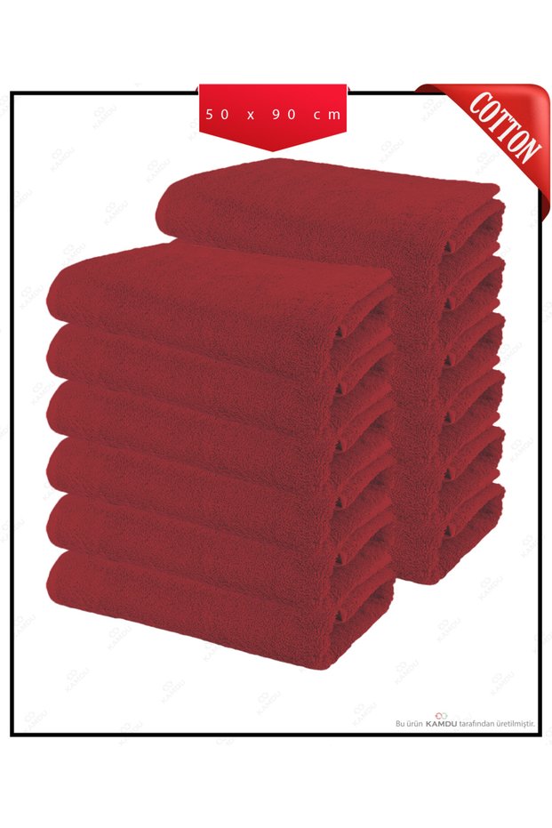 12 Pieces 50 X 90 cm Cotton Barber Towels, Hairdresser Towels, Sports Towels, Fitness Towels