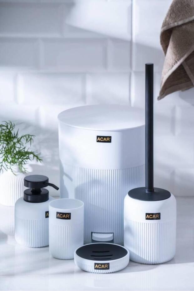 BEYAZ 5 PARÇA BANYO SETİ - 1