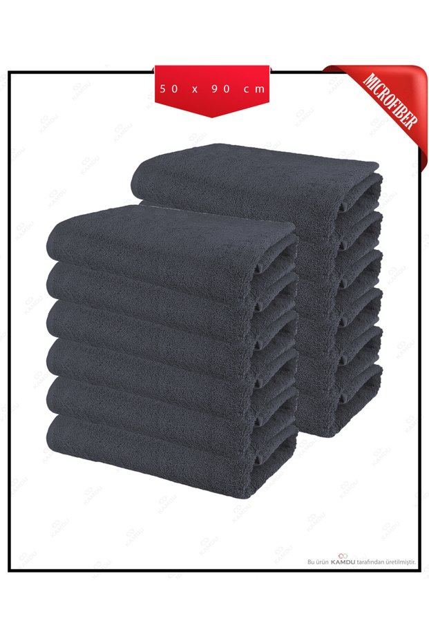 12 Pcs 50 X 90 cm Microfiber Hairdressing Towel, Barber Towel, Sports Towel, Fitness Towel