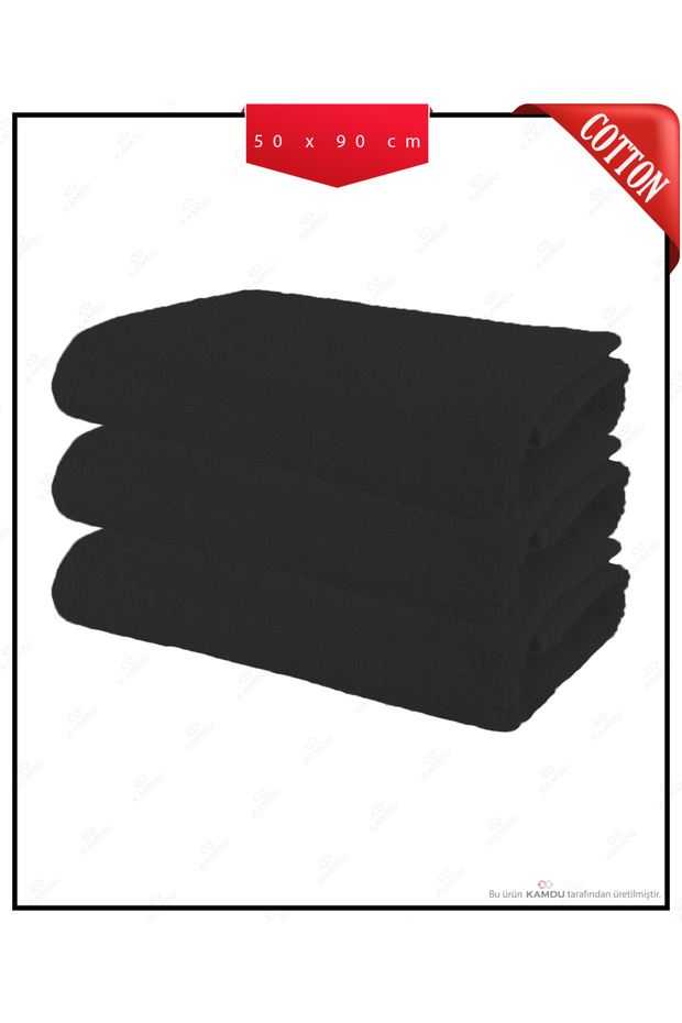 3 Pcs 50 X 90 cm Cotton Barber Towels, Hairdresser Towels, Sports Towels, Fitness Towels