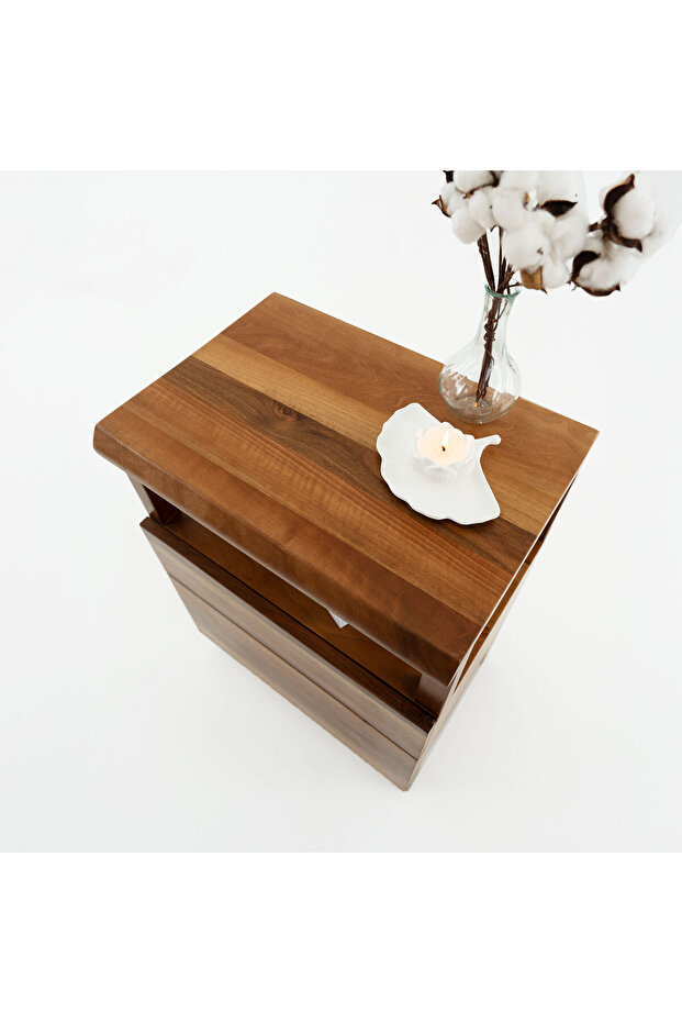 Pera Model Ceviz Komodin - 5