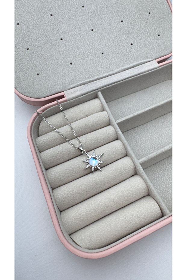 Transparent Polar Star Necklace, Stainless Steel Necklace, Gift Boxed