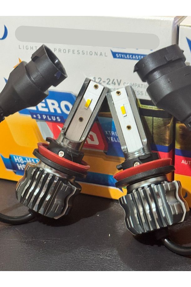 H11 Xenon Zero Plus Serisi Limon Sarı Ultra Güçlü  12-24 Volt Sis-Far Ampulü - 3