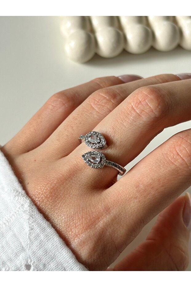 Drop Model Double Baguette Ring - 5