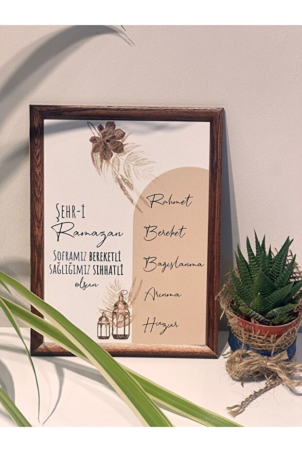 Çerçeve Görünümlü Mdf Tablo Seti - 1