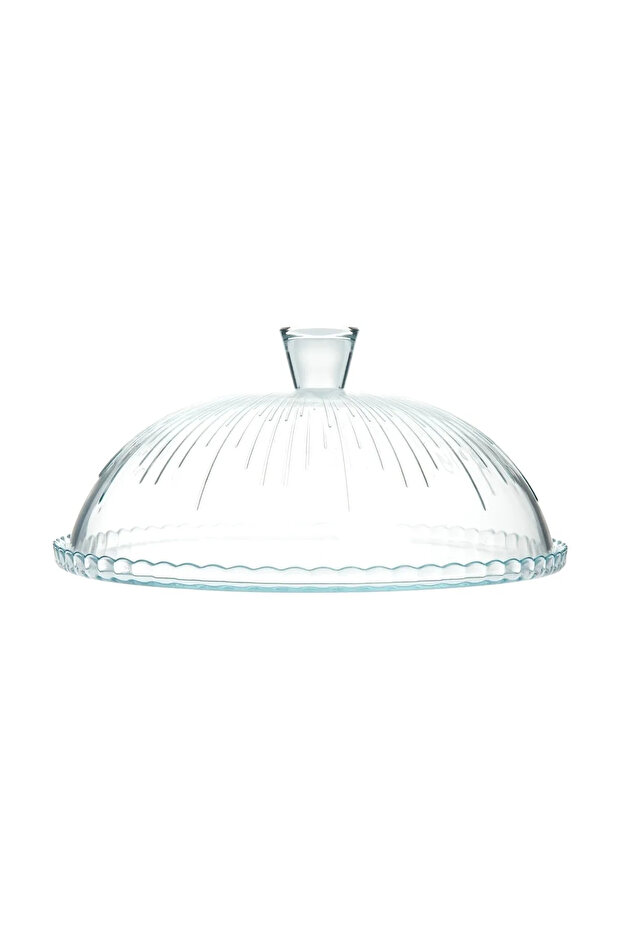 96873 Patisserie Striped Footless Cake Jar