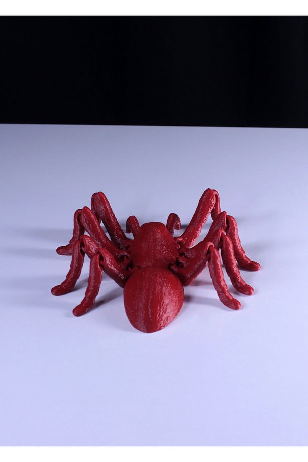 Tarantula Örümcek Figür Oyuncak (KIRMIZI) - 6