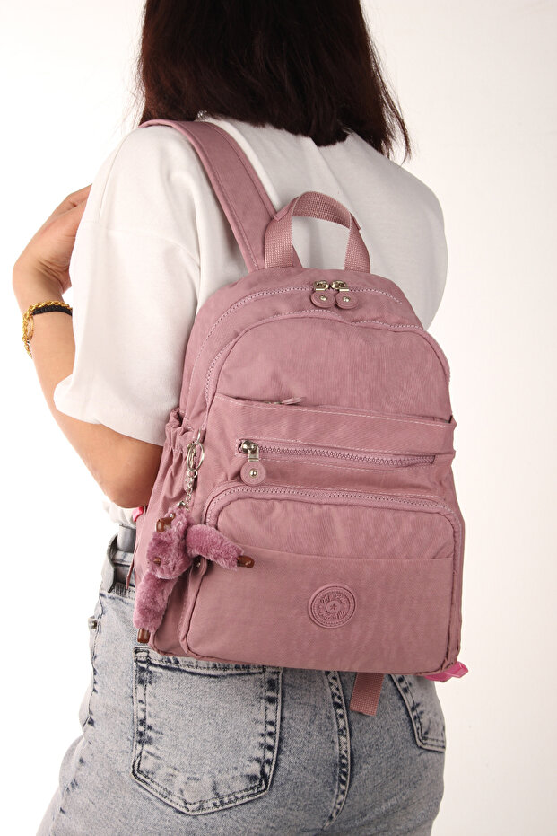 My Polo 8745 Clinker Women's Backpack Medium Day Water Resistant Shadow