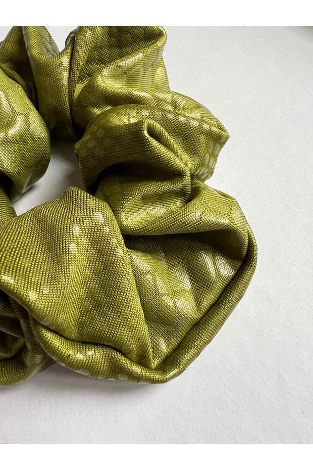 Scrunchie Crocodile Pattern Rubber Buckle - 3