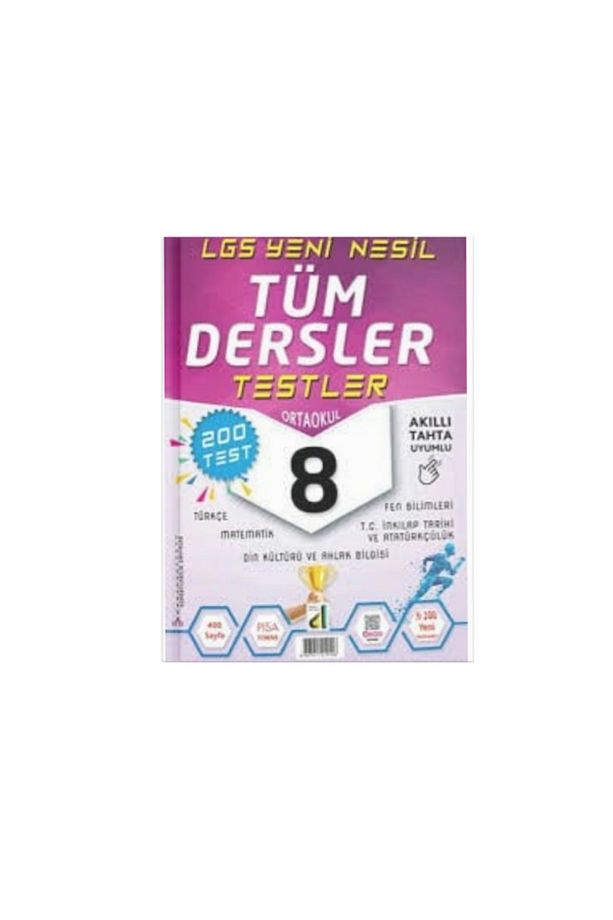 8. Sınıf Yeni Nesil Tüm Dersler Yaprak Test, Pisa Soruları, 400 Sayfa, 200 Test, Akıllı Tahta Uyumlu - 2