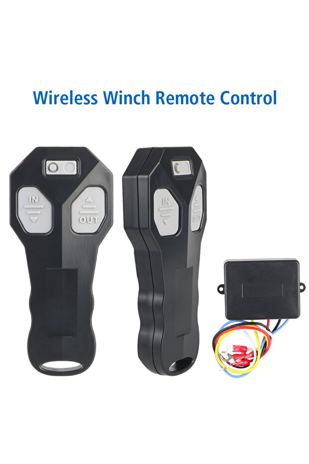 Handset Switch Controller Winch Remote Controller Winch Remote Control Set Kit 12V/24V Dual Manua... - 6