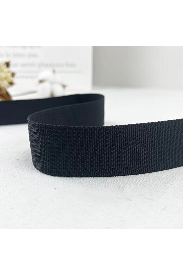 Black 2cm 10M Black Nylon Webbing American Patterned Woven Belt Safety Belt Luggage Accessories Pet