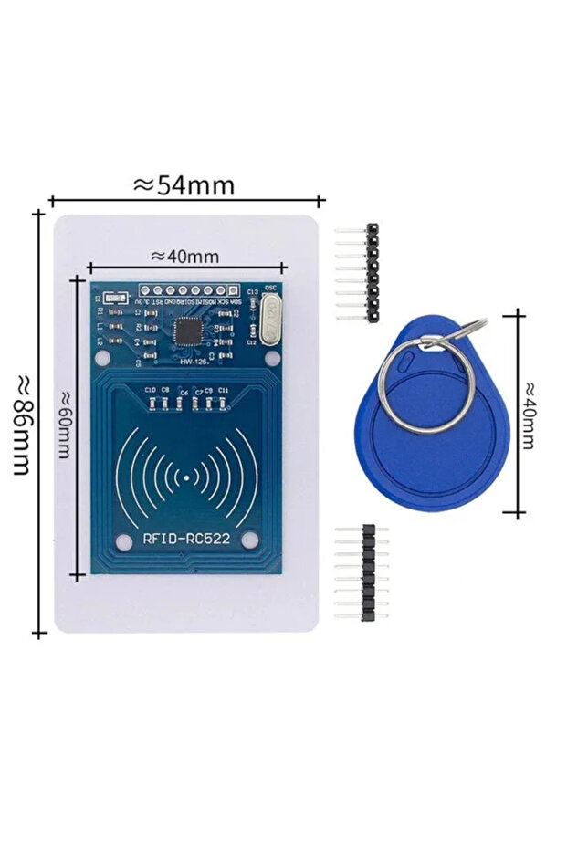 وحدة RC522 IC RFID وحدة لاسلكية MFRC-522 RC-522 RC522 IC مفتاح SPI قارئ بطاقة IC Proximit
