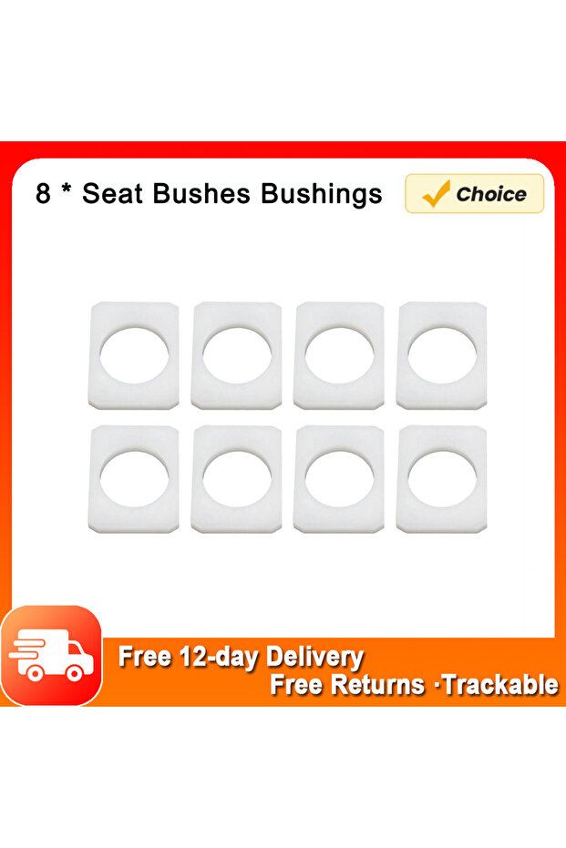 8 * Seat Bushes Bushings Fix Worn Rocking Repair Upgraded Replacement for BMW Z3 Z3M Mater...