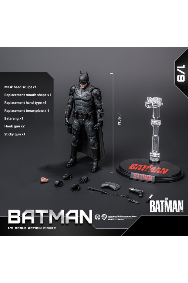 A Fondjoy DC Figure Series 2022 New Batman ModelNo real head sculpt 1/9 scale Action Figures Collec. - 1