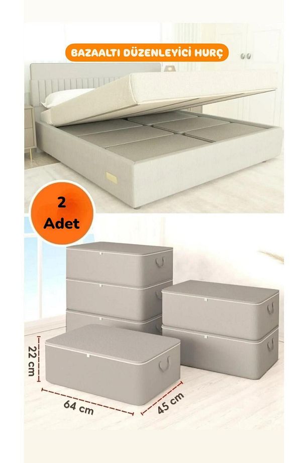 2  Adet Büyük Boy Antrasit Bazaaltı Hurç 64 X 45 X 22 Cm - 3
