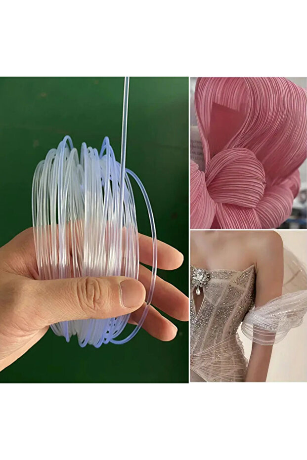 2 مم 10 م 10 م مشد دائري من البلاستيك هيكل عظمي حمالة صدر من النايلون DIY هيكل عظمي سلكي DIY خياطة يدوية