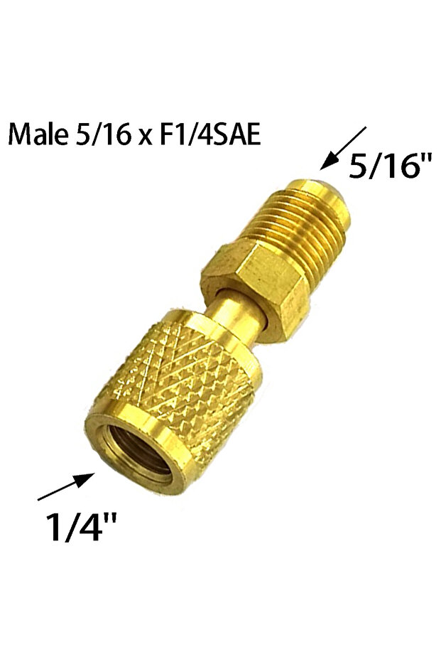 Adapter Male For Air Conditioning Refrigeration Systems Hose Vacuum Pump Couplers Mobile Parts R3...