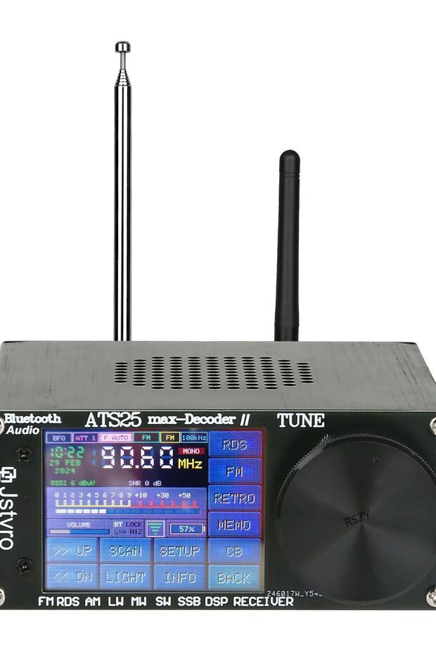 2024 New Official  4.17 ATS25 Max Decoder II Bluetooth Full Radio Receiver FM SW SSB MW LW Receiv... - 8