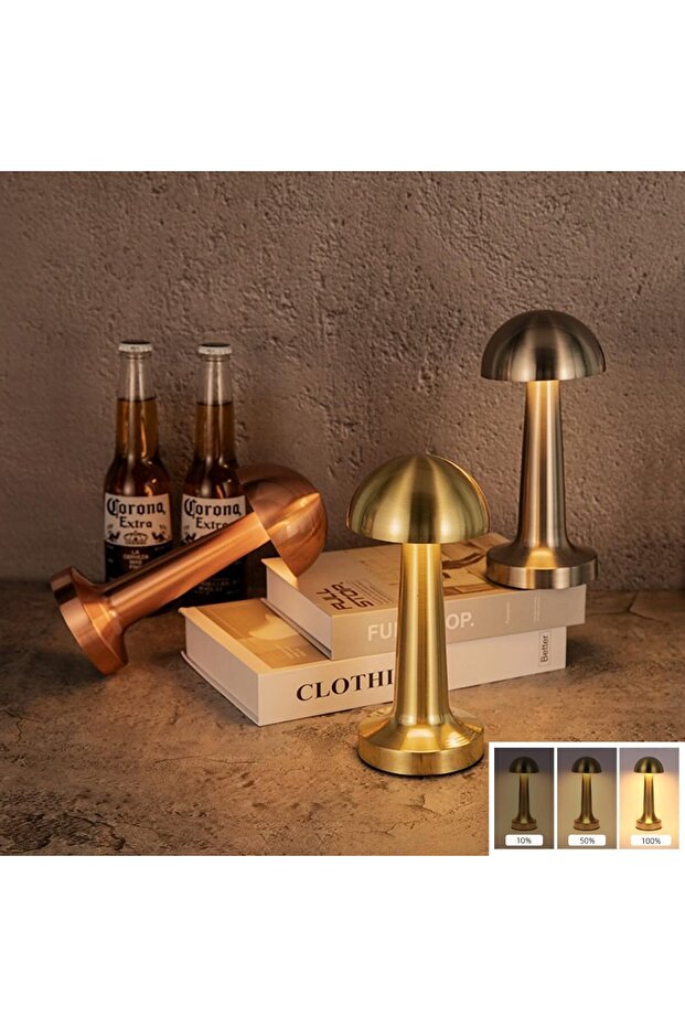 LED Cordless Table Lamp, Rechargeable Touch Lamp with 4 Brightness Levels for Bedside & More - 7