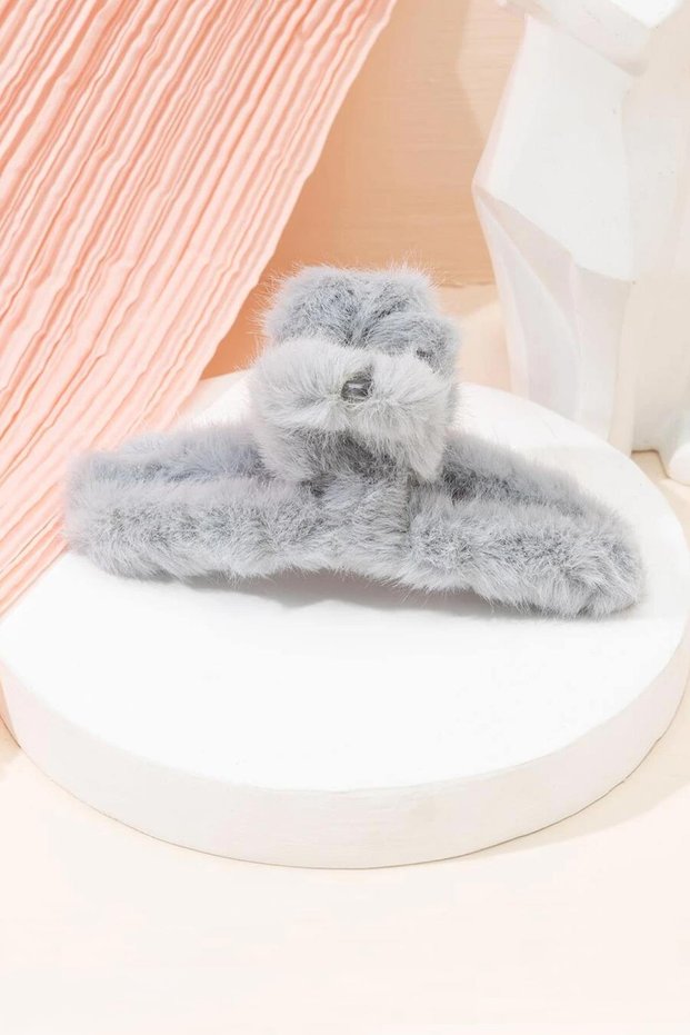 Furry Soft Plush Large Latch Buckle