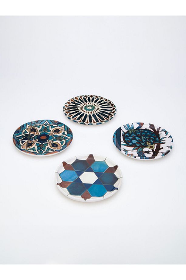 Sade Çini 4lü Meze Ve Tatlı Seti - 14 Cm - Refika Birgül Yılbaşı Sofrası - 2