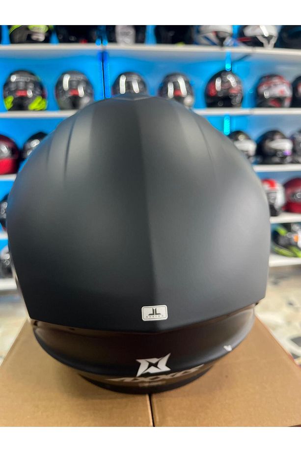 KASK AXXIS DRAKEN S V.2 SOLID MATT BLACK YEDEK GÜNEŞ VİZÖRLÜ - 2