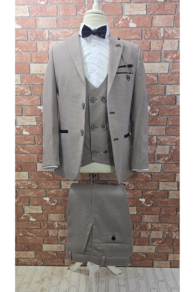 Takım Elbise Yelekli Gömlekli Set 11yaş-14yaş - 1