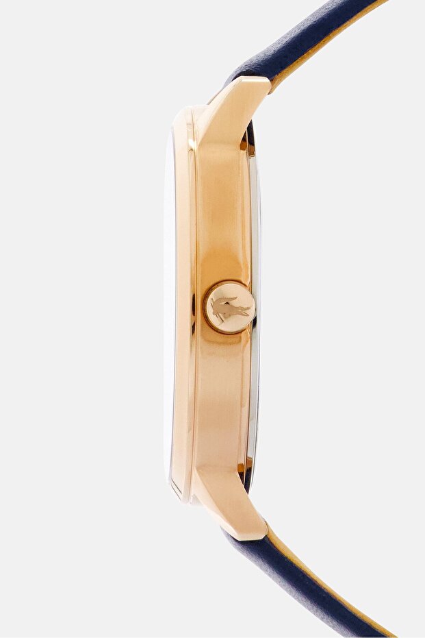 Women 2001058 Leather Strap Watch 35 mm, Navy - 4