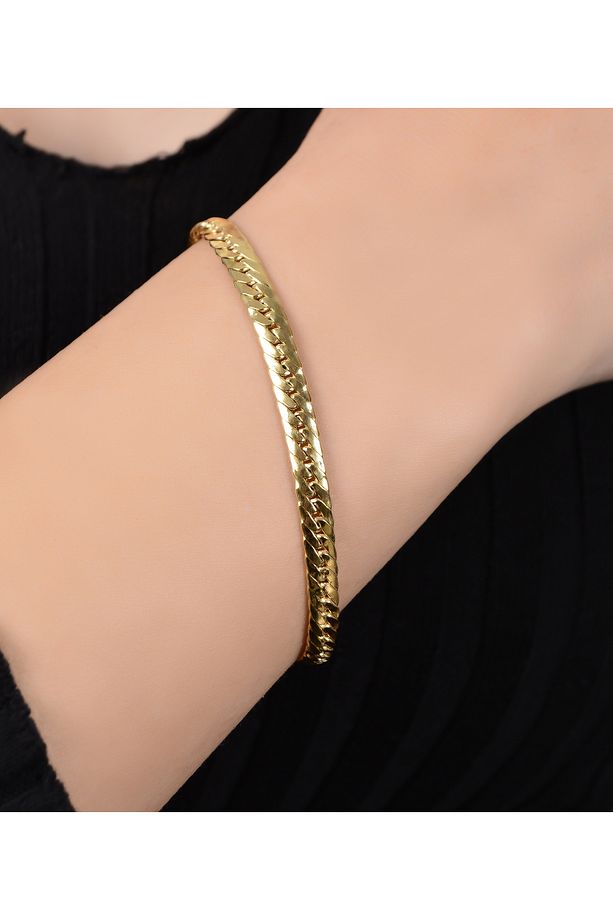 GURMET ZARİF  ALTIN BİLEKLİK 14 AYAR 4.50 GR  20 CM 5.30 MM - 1